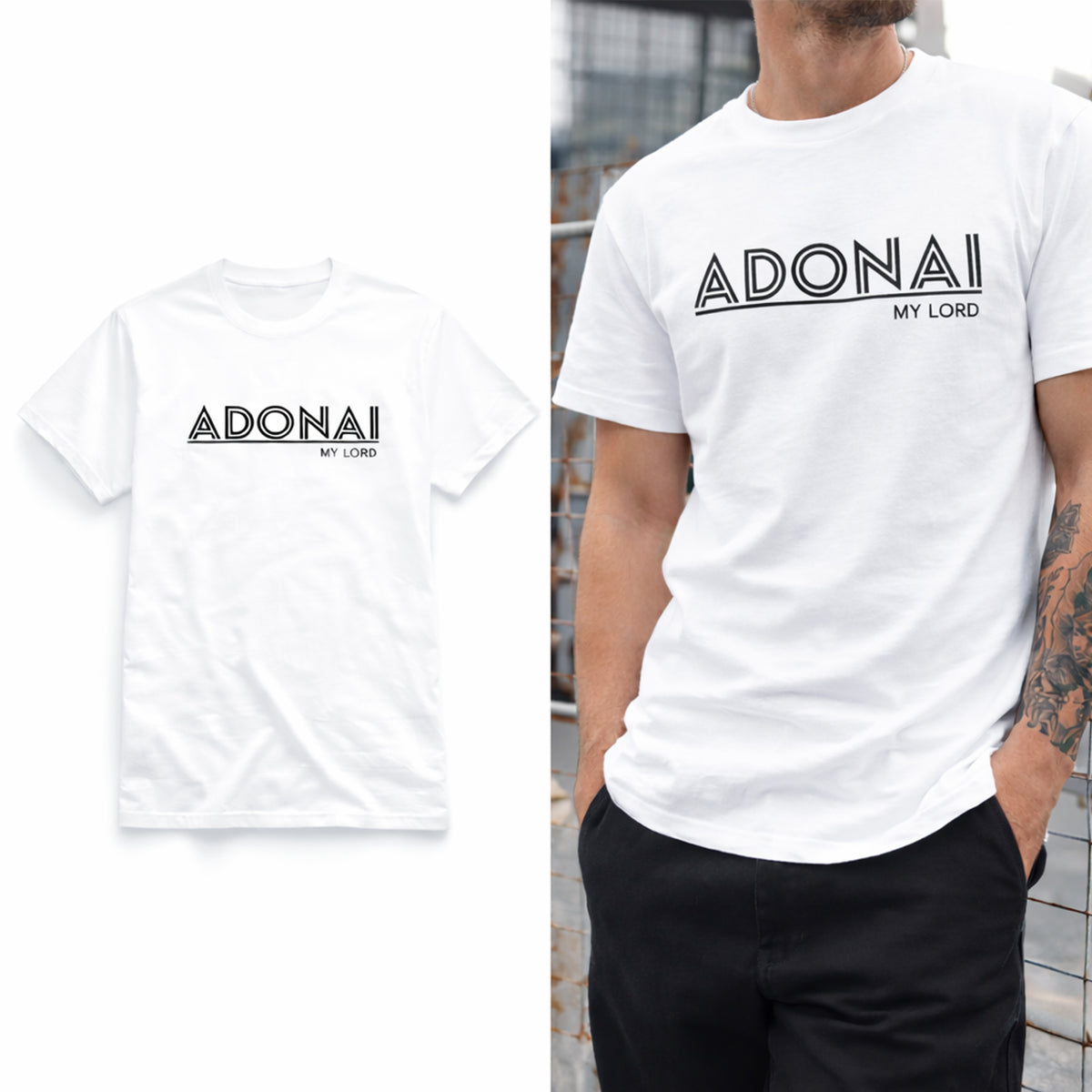 Adonai Fitted Tee v.5
